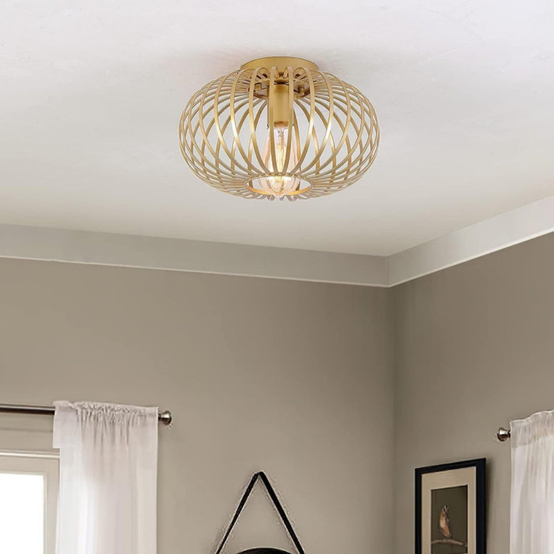 Indoor Ceiling Living Room Hall Main Lamp Round Lantern Bedroom Light