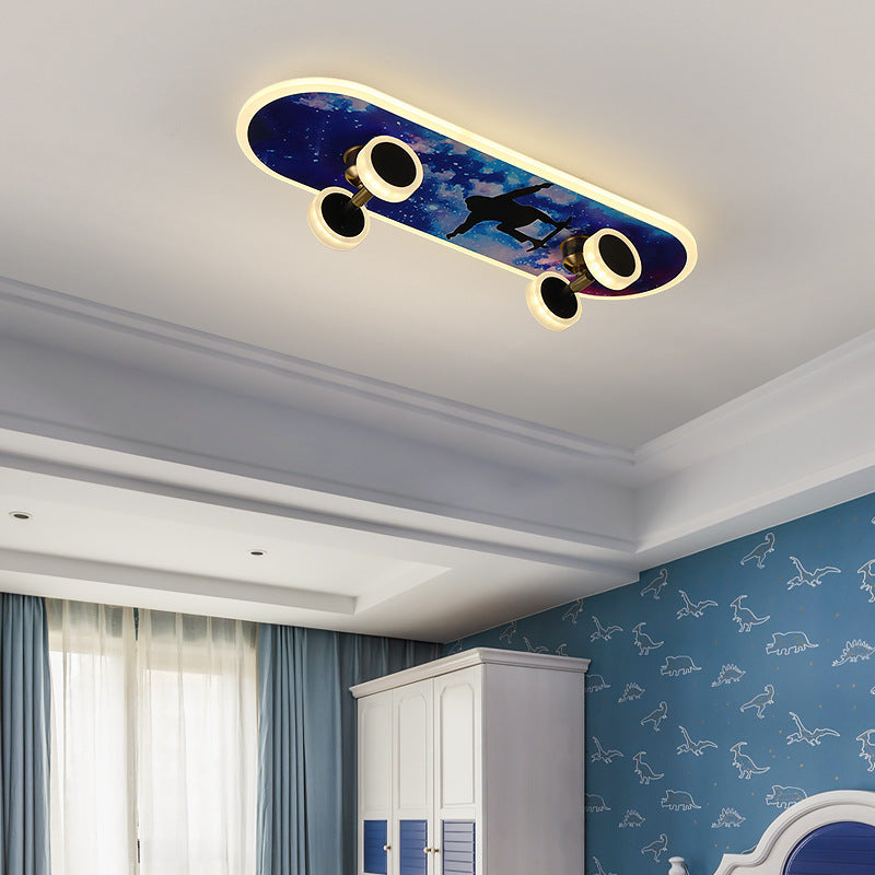 Ceiling Scooter Smart Colorful Bedroom Light