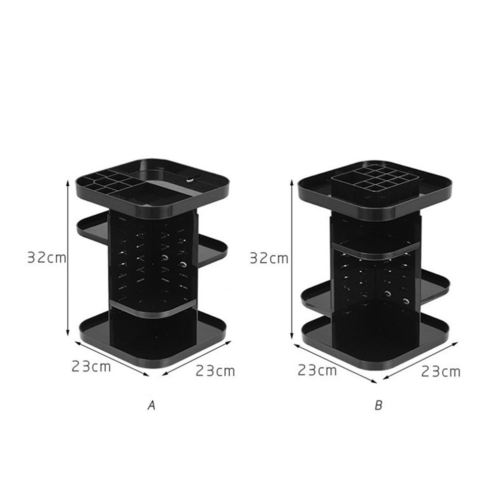 Rotating Acrylic Cosmetic Storage Box Transparent