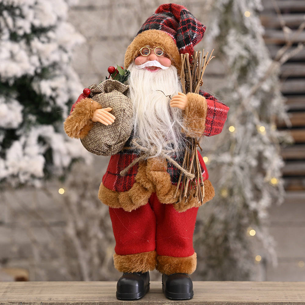 Standing Santa Claus doll