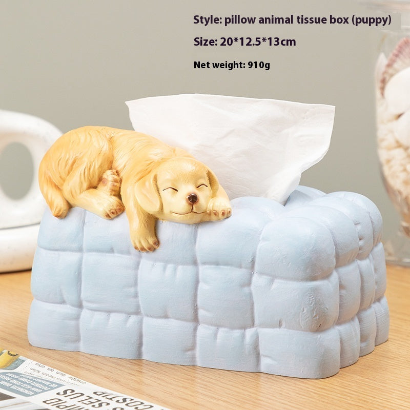 Cat Tissue Box Home Living Room Decoration