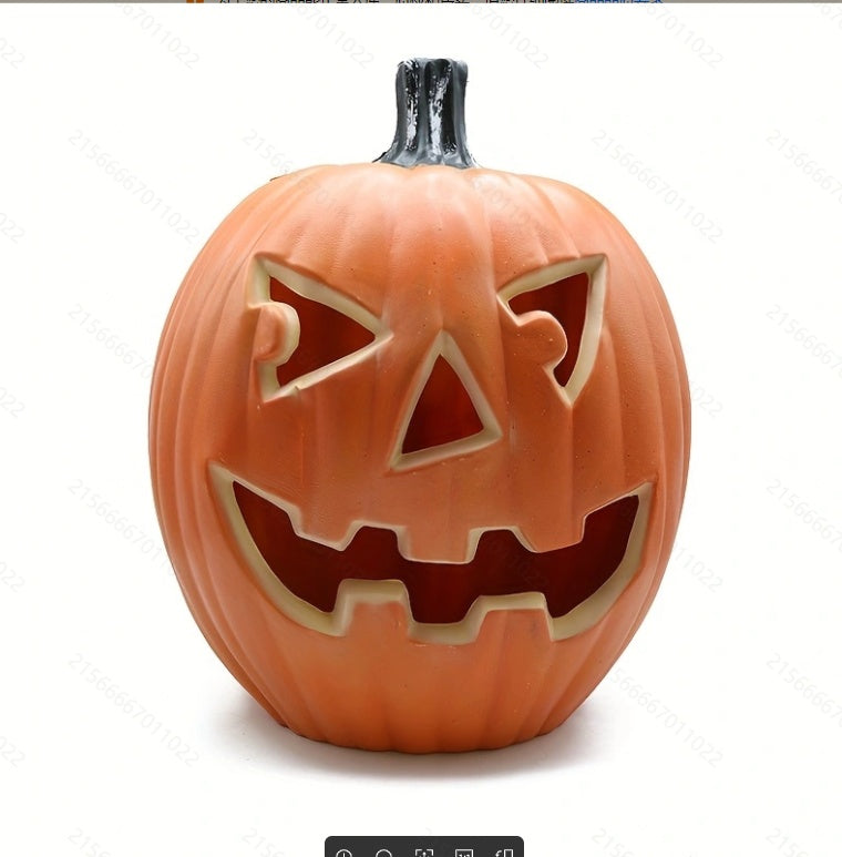 LED Pumpkin Lamp Lantern Decor Spoof Ghost Face Pumpkin Light Halloween Theme Party Home Indoor Outdoor Yard Garden Decoration