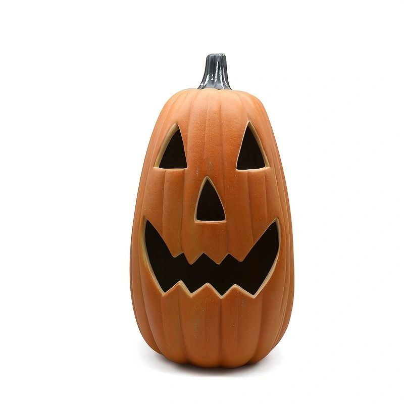 LED Pumpkin Lamp Lantern Decor Spoof Ghost Face Pumpkin Light Halloween Theme Party Home Indoor Outdoor Yard Garden Decoration