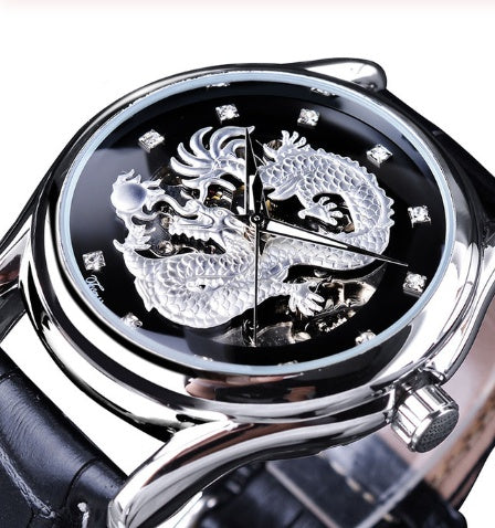 Dragon watch fashion casual hollow mechanical watch