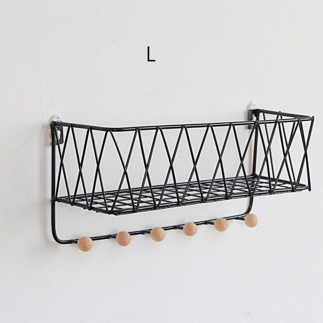 Home decoration shelf wall-mounted storage rack