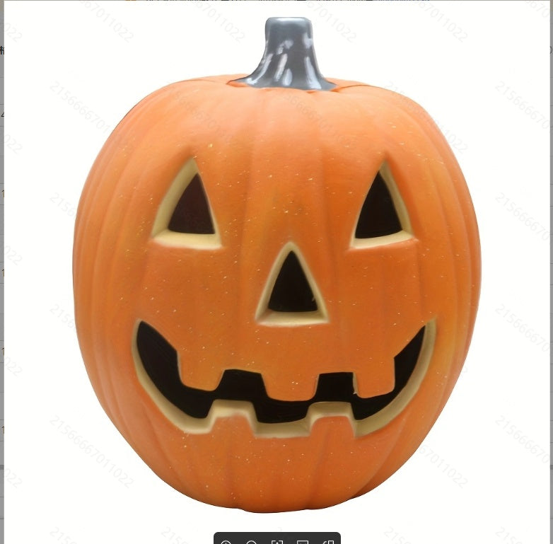 LED Pumpkin Lamp Lantern Decor Spoof Ghost Face Pumpkin Light Halloween Theme Party Home Indoor Outdoor Yard Garden Decoration