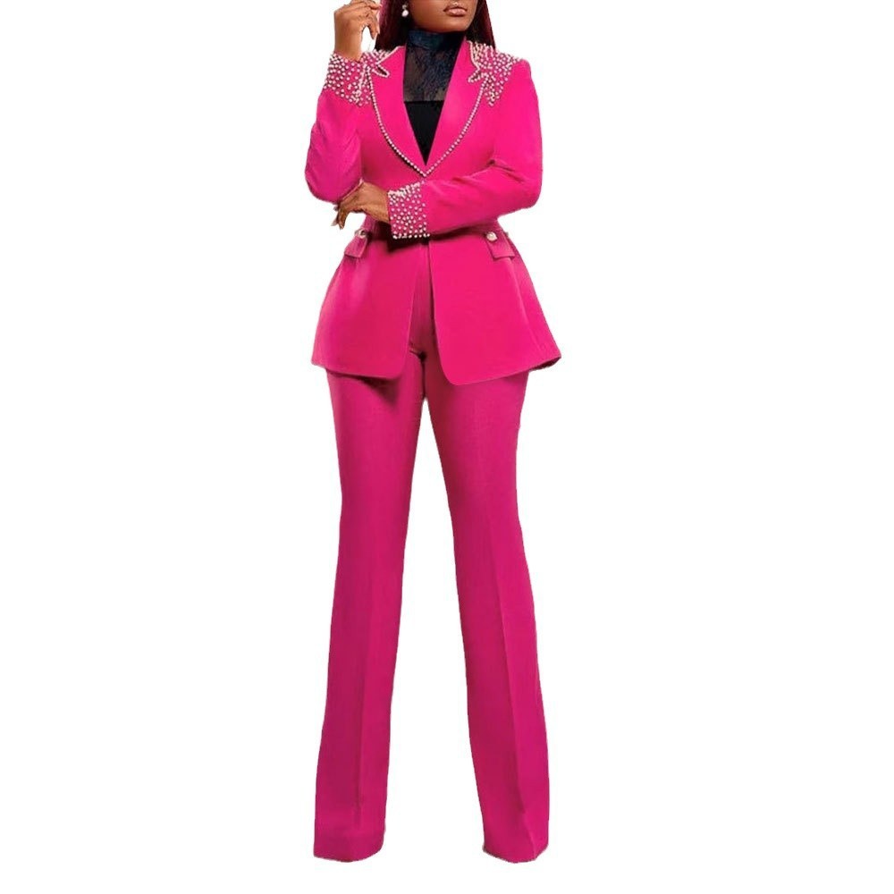 Women's Slim-fit Stretch Suit Two-piece Suit