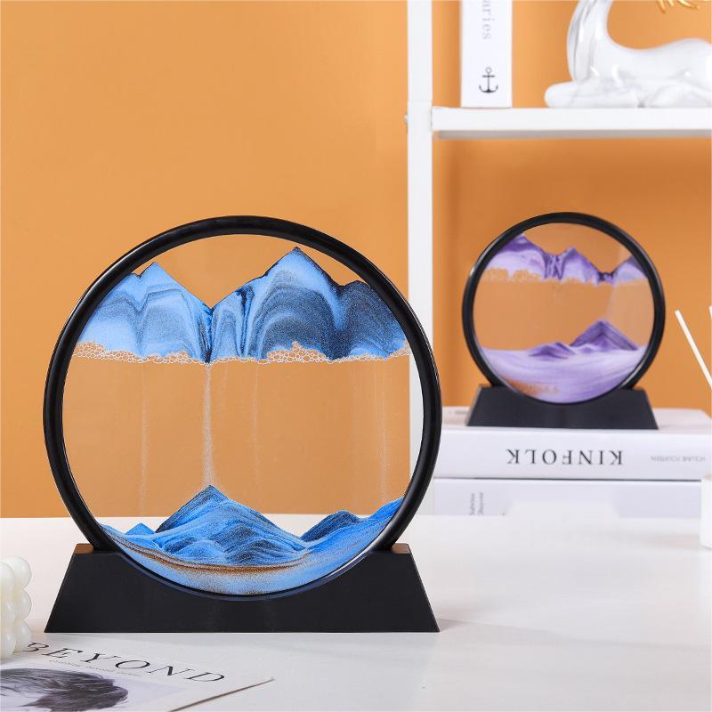 Quicksand Painting Hourglass Ornaments Decoration Glass Crafts