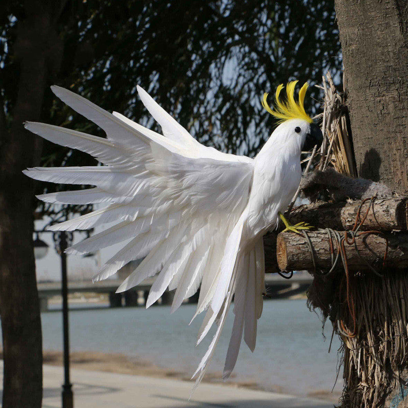 Simulation Feather Parrot Ornament Home Decoration