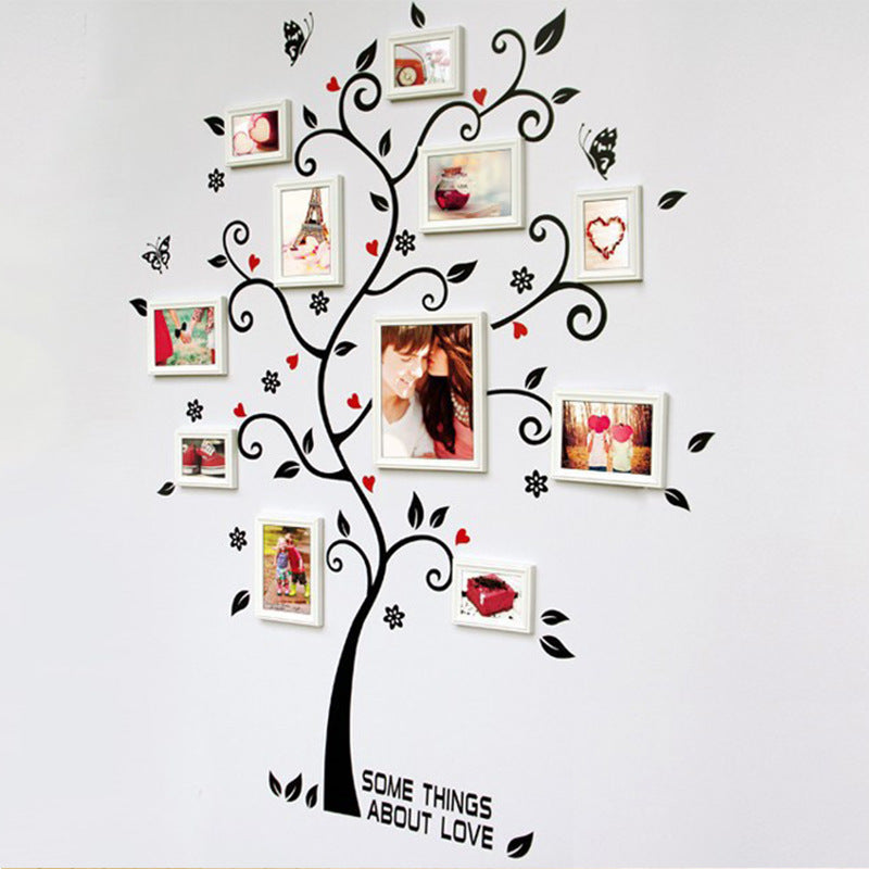 DIY Family Photo Frame Tree Wall Stickers Home Decor Room Room Wall Stickers Wall Decals Poster House Decoration Wall Stickers