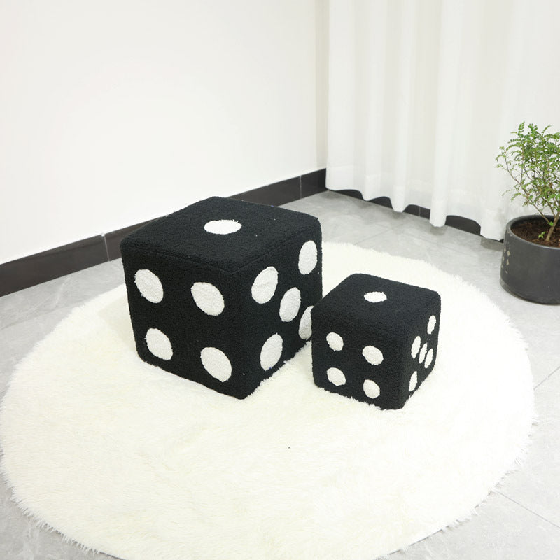 Simple Leisure Creative Cashmere Bedroom Decorative Stool