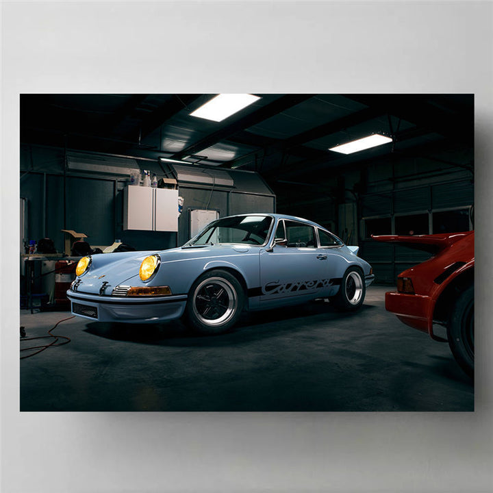 Sports Car Canvas Poster Printing