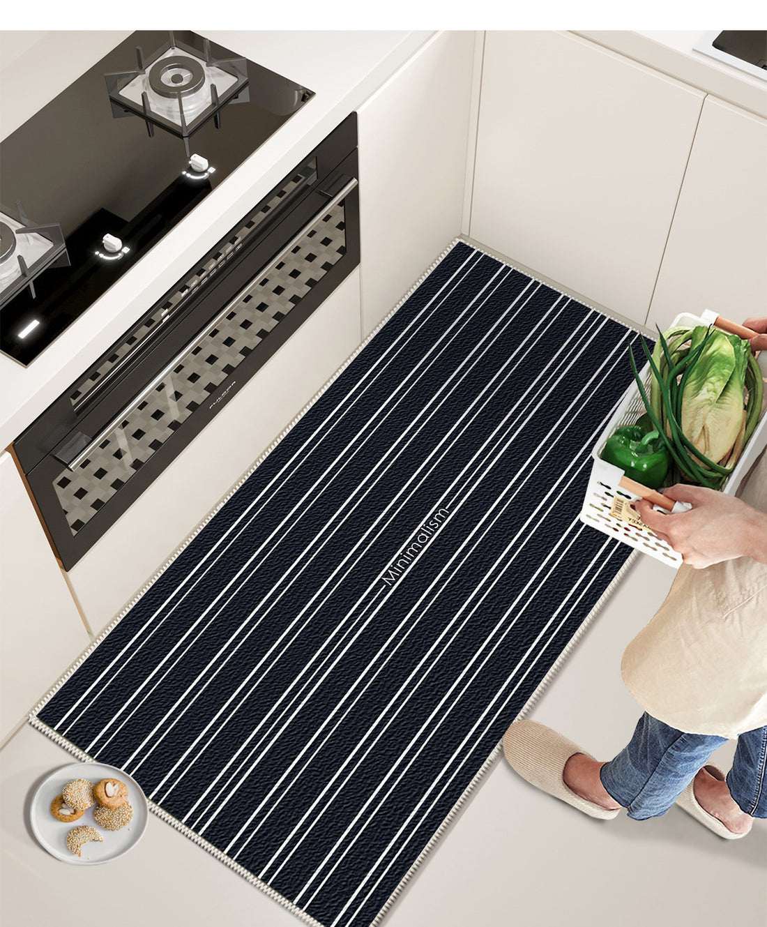 Non-slip Stain-resistant Floor Mat Household Washable Erasable Carpet Can Be Cut