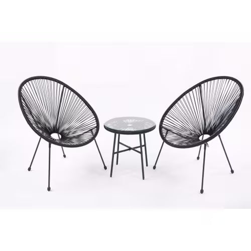 Terrace Bistro Conversation Set With Side Table