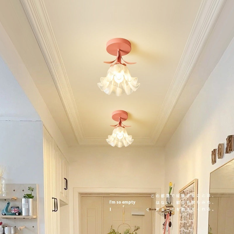 Cream Linglan Flower Corridor Aisle Light