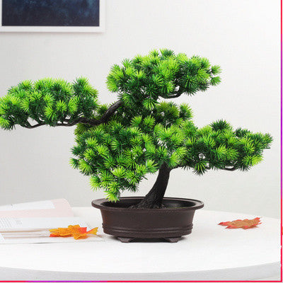 Bonsai Ornaments Fake Tree Potted Plants