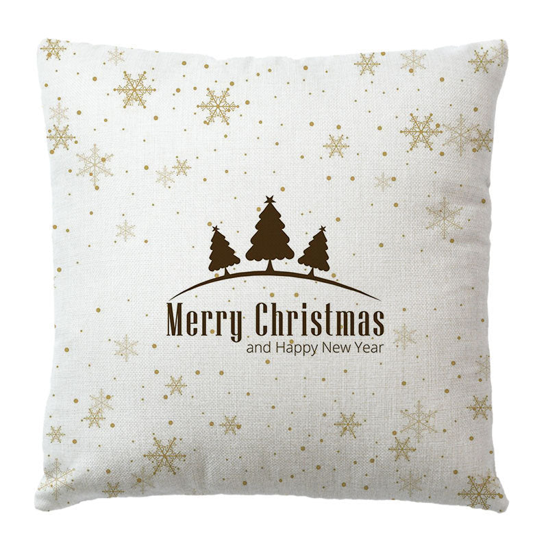 Christmas peach skin pillowcase