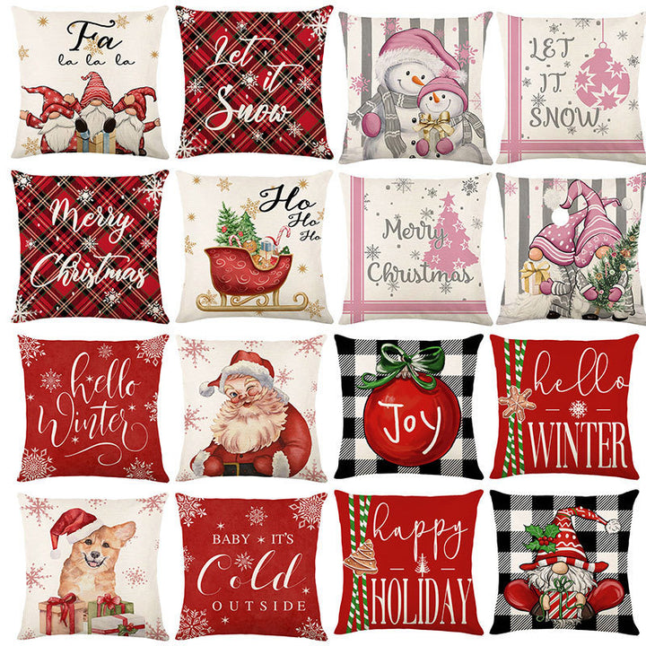 Home Living Room Decoration Christmas Pillow Cover