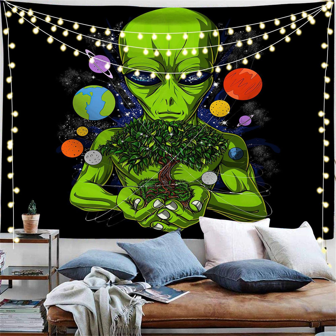 Alien Series Home Decoration Printed Tapestry