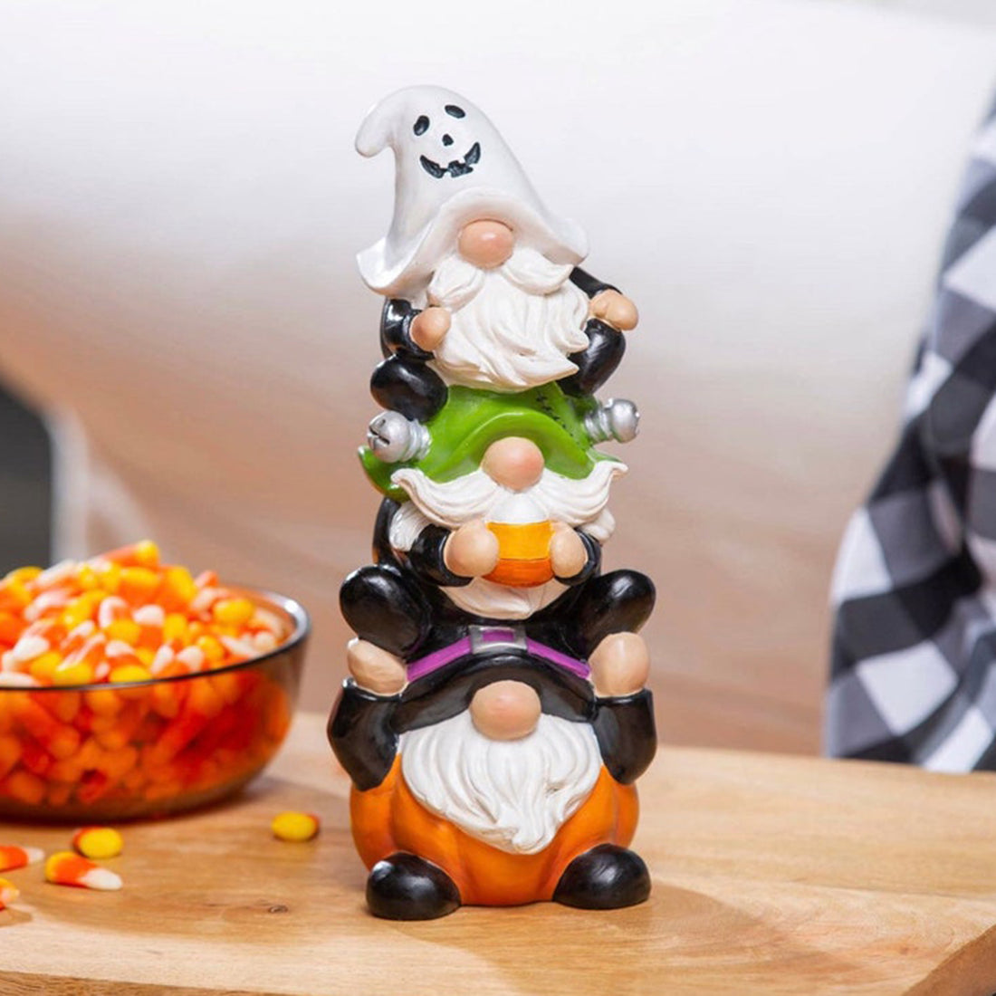 Halloween Pyramid Statue Resin Crafts Home Decoration