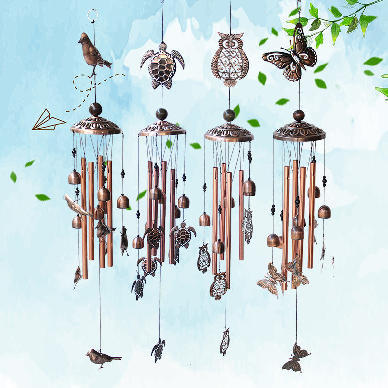 Retro Metal Turtle Iron Wind Chimes