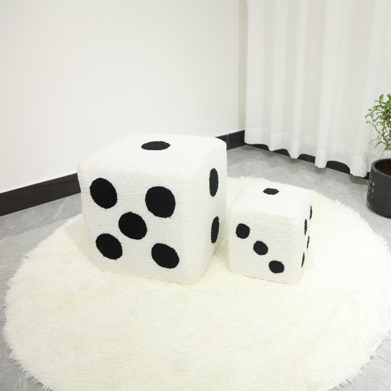 Simple Leisure Creative Cashmere Bedroom Decorative Stool