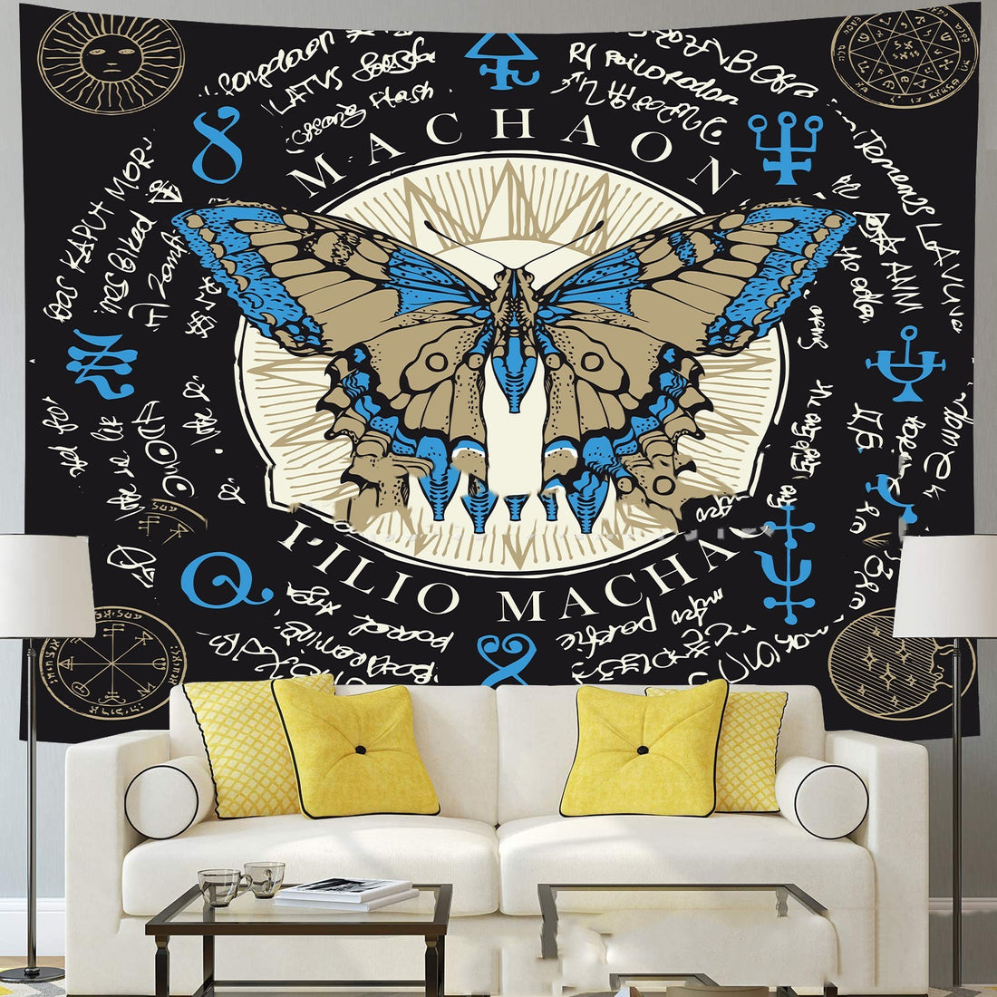 Butterfly Totem Astrology Tapestry Home Decoration Cloth