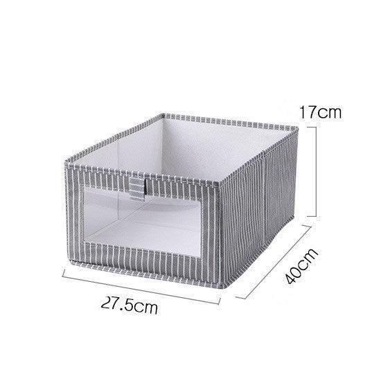 Non-woven folding sundries storage box