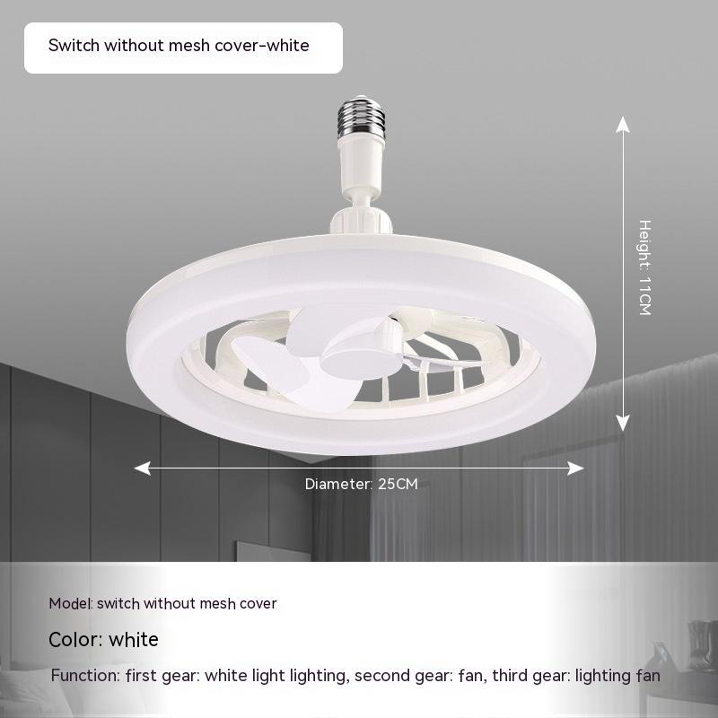 Remote Control E27 Screw Adjustable Light Bedroom Aromatherapy Small Fan Lamp