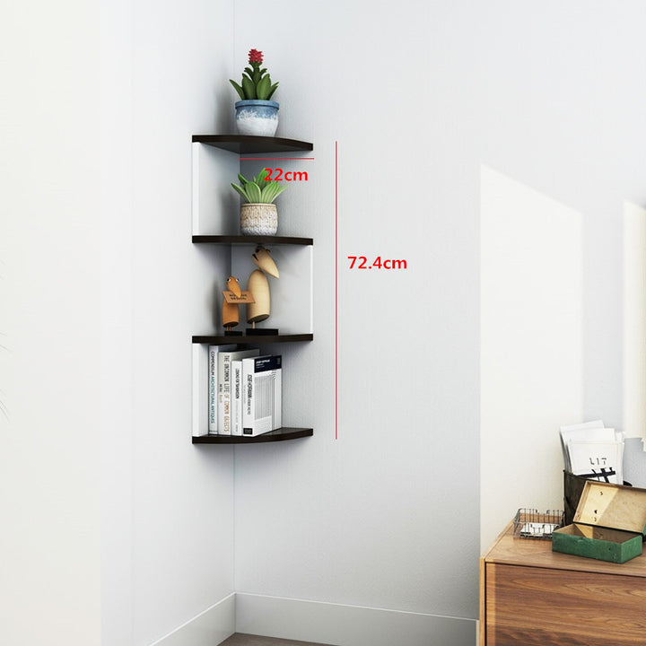 Wall Corner Shelf Corner Bookshelf Shelf Living Room Decoration Shelf Corner Wall Shelf Storage Rack