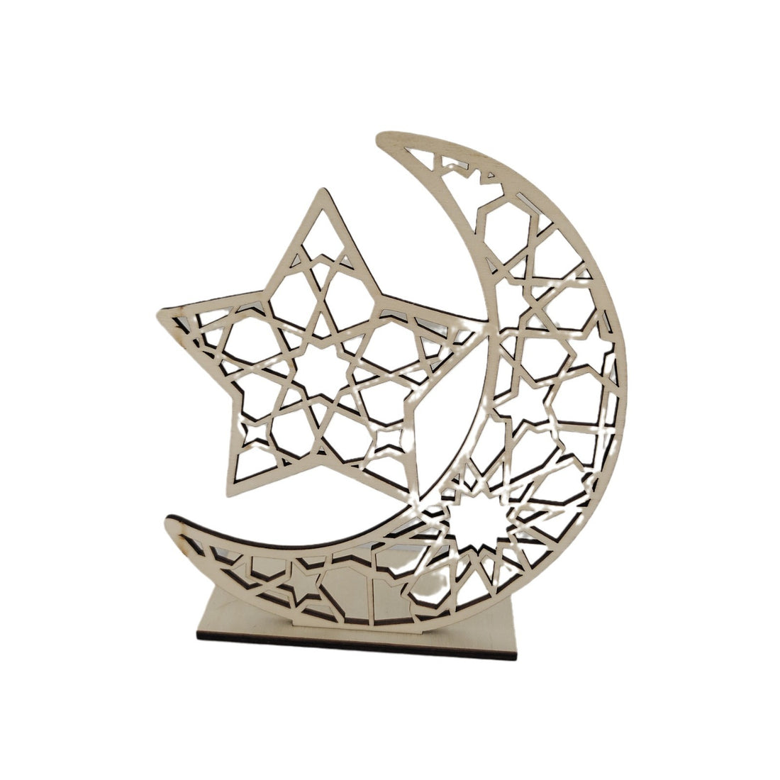 Wooden Craftwork Decoration Creative Home DIY Moon