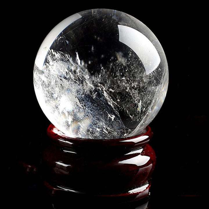 Natural White Crystal Ball Home Ornament Decoration