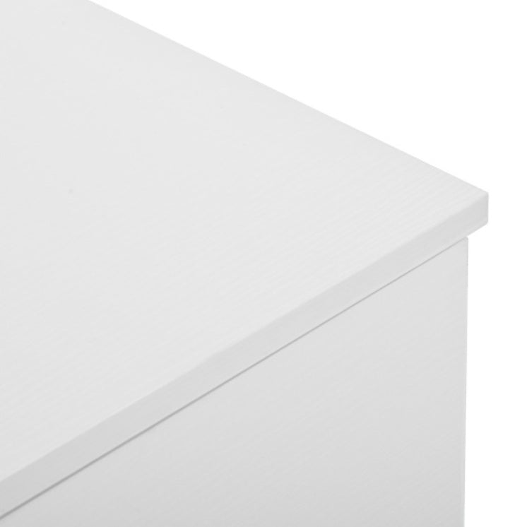 Modern White 9-Drawer Dresser For Bedroom - Ample Storage Wide Chest Of Drawers, Sturdy Safe