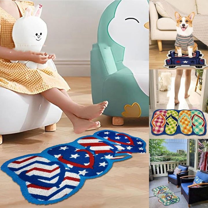 Independence Day Home Decoration Floor Mat Foyer