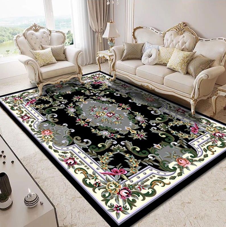 Modern Living Room Rug Sofa Coffee Table Cushion