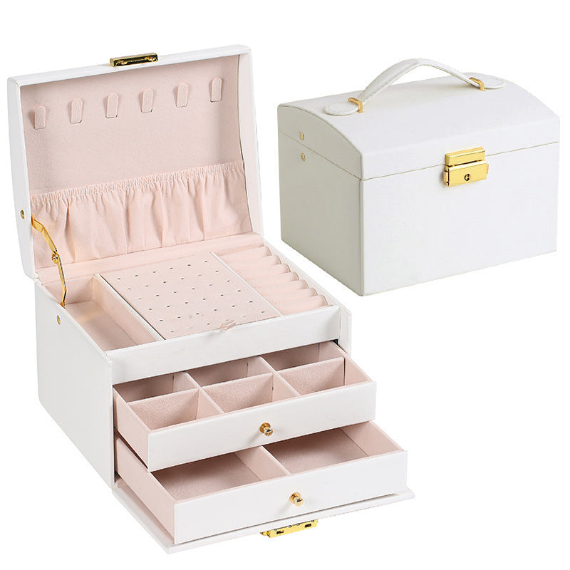 Three-layer Drawer Jewelry Box