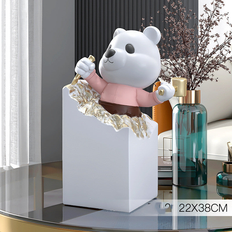 Creative Panda Living Room Decoration Ornaments Home