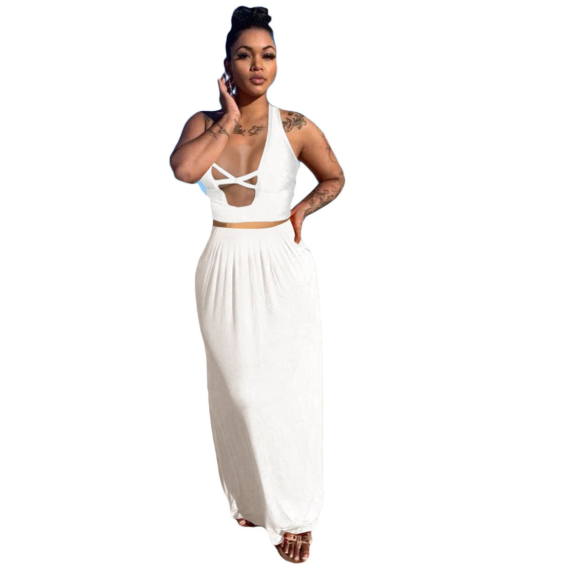 Beautiful Women's Loose Sexy Two-piece Suit