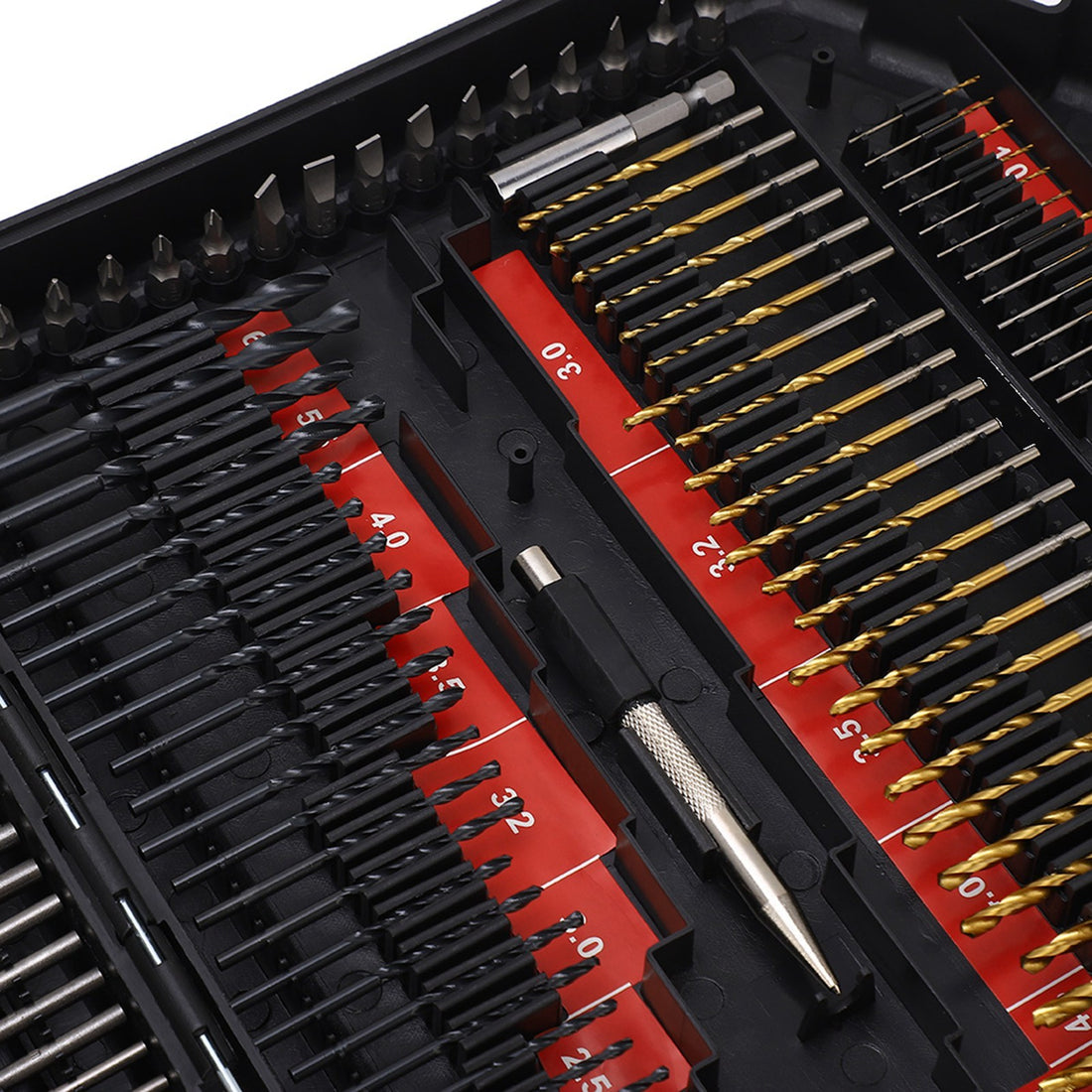 246PCS Multifunctional Combination Drill Bit Screw Bits Set Kit with Black Plastic Box