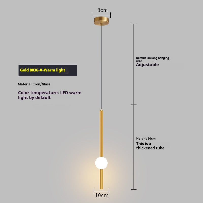 Bedside Suspension Wire For Ceiling Lamp Counter Long Fish Line Light