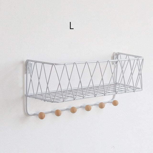 Home decoration shelf wall-mounted storage rack