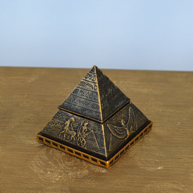 Personality Ancient Egypt Khufu Pyramid Model Creative Small Ornaments Home Decoration Crafts Jewelry Box Gift