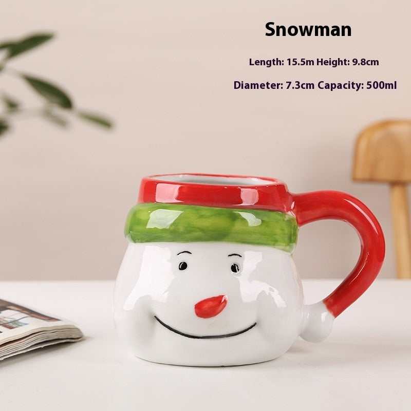 Creative Christmas Gift Ceramic Water Cup