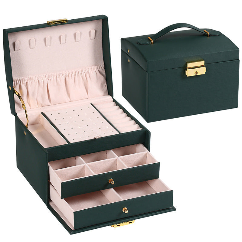 Three-layer Drawer Jewelry Box