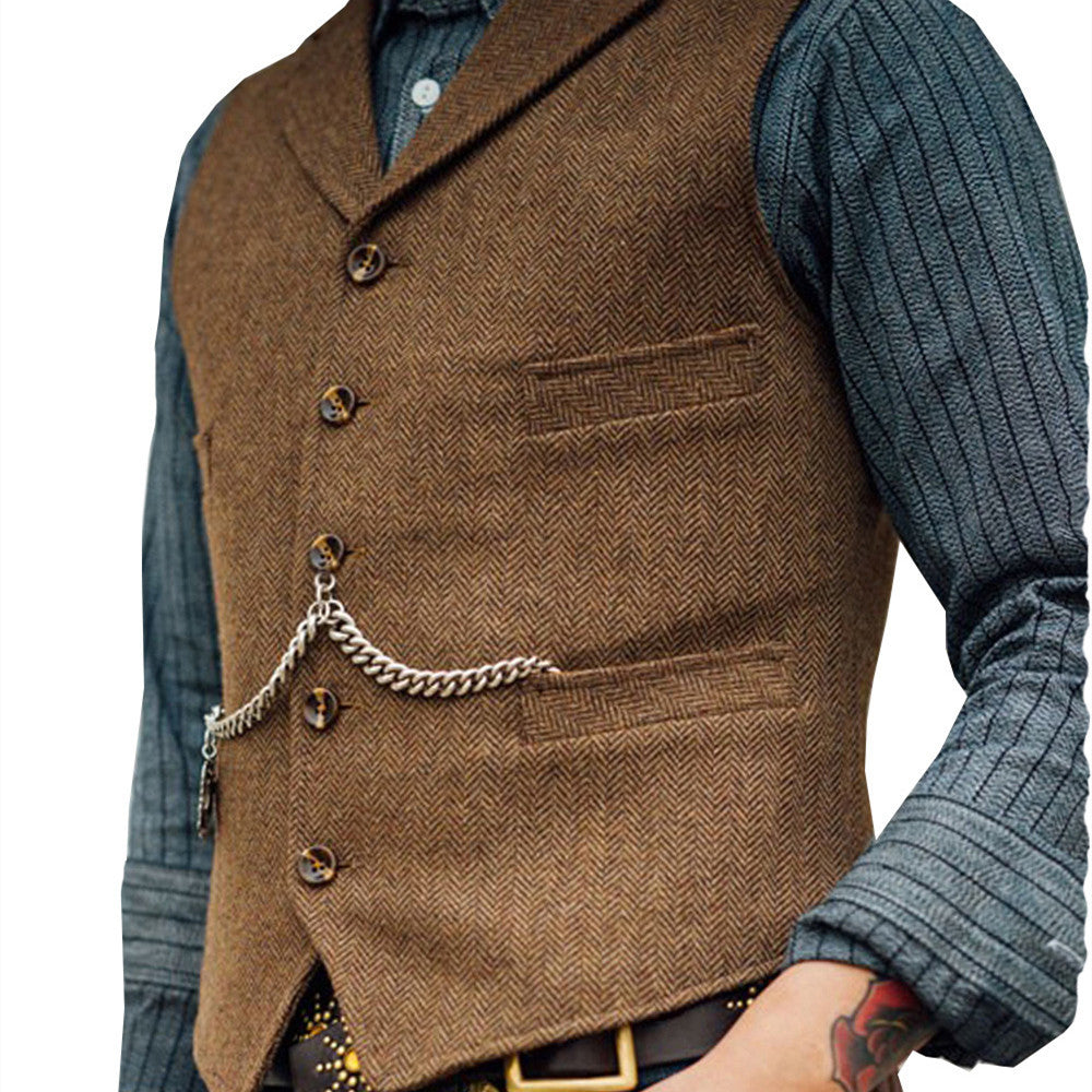 Men's Vest Wedding Groom Best Man Vest