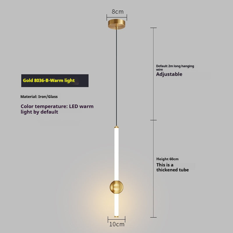 Bedside Suspension Wire For Ceiling Lamp Counter Long Fish Line Light