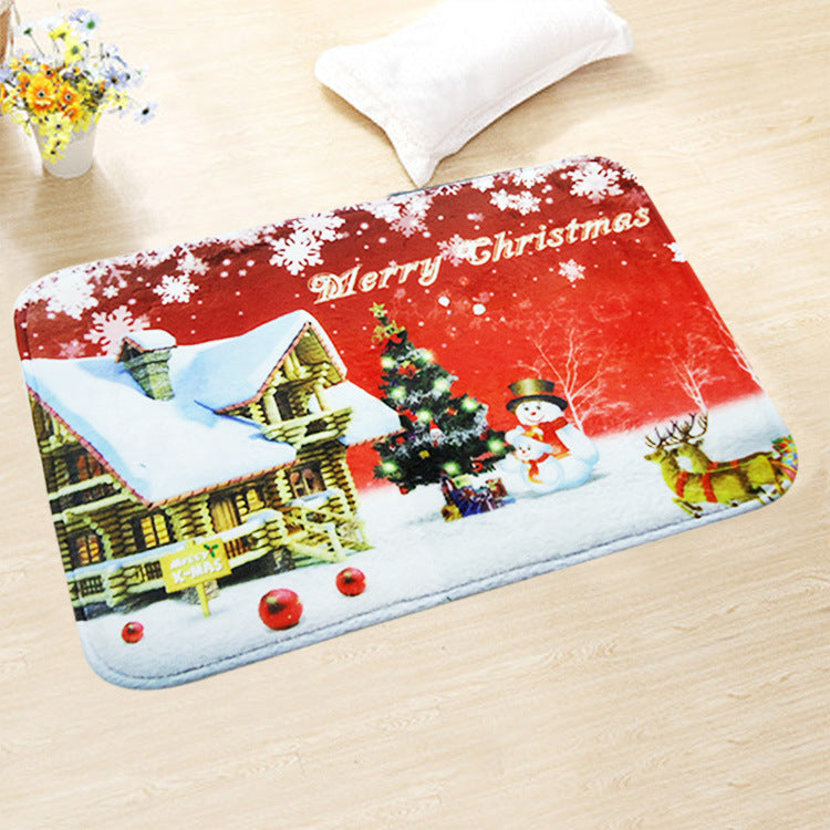 Flannel Christmas Decoration Mat