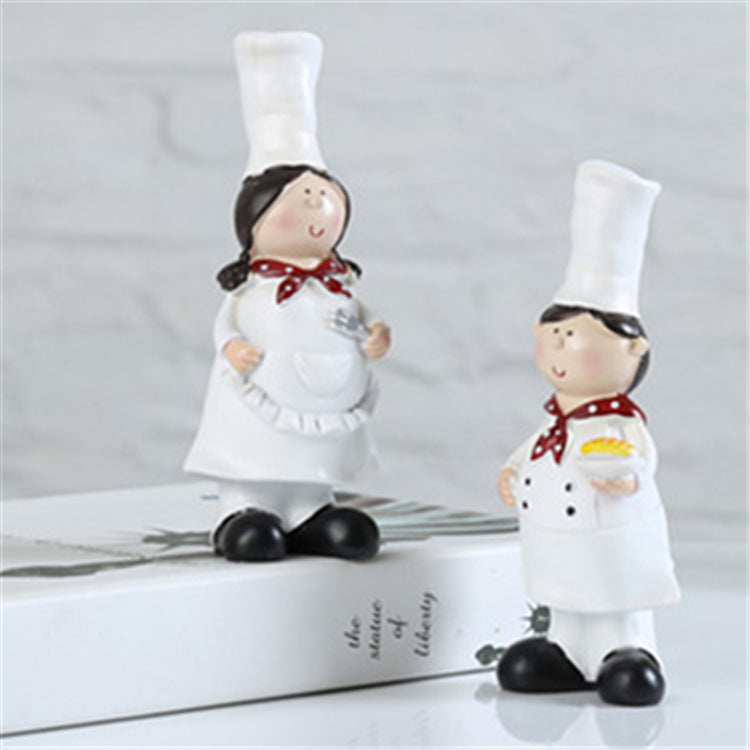 Creative Chef Ornament Home Decoration Resin Craft