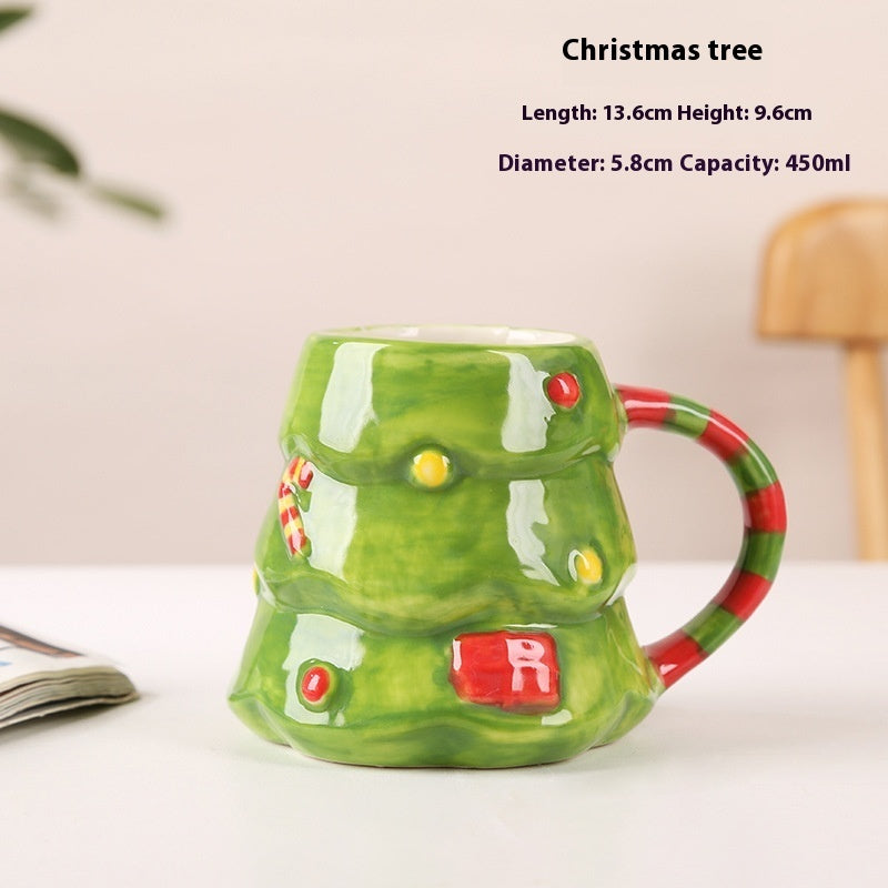 Creative Christmas Gift Ceramic Water Cup