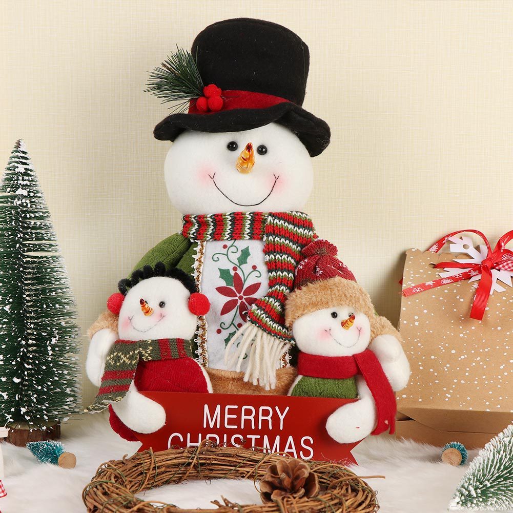 Christmas Decoration Supplies Home Decoration Christmas Gift Santa Claus Snowman Ornaments